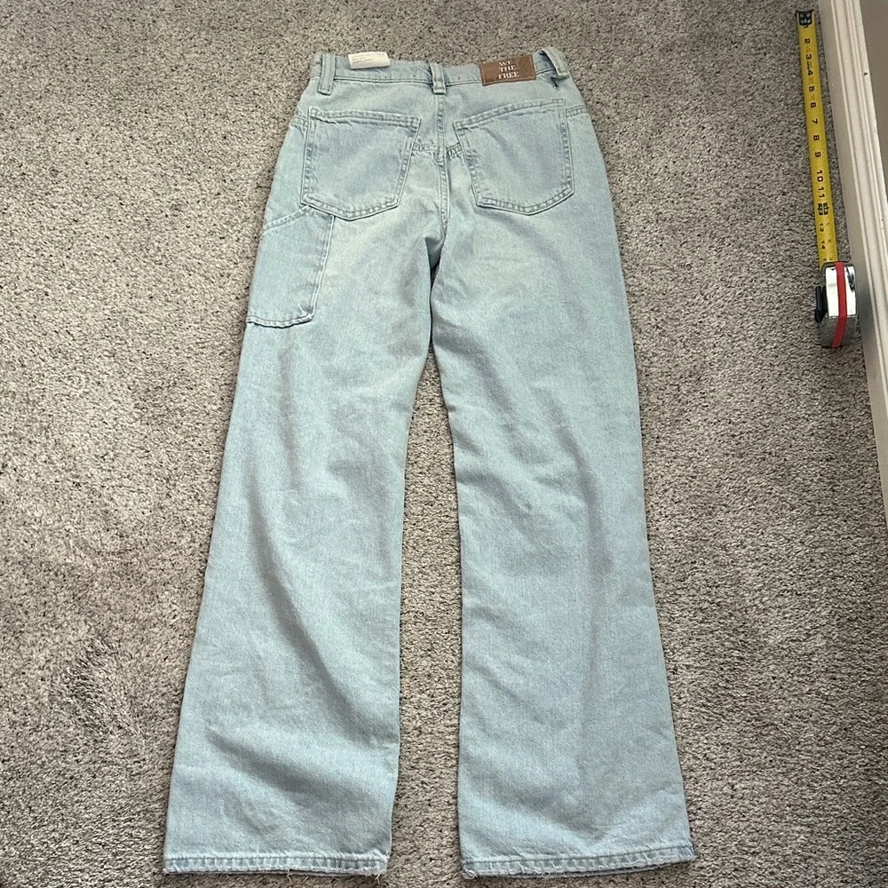 NWT We The Free by Free People Tinsley Baggy High Rise Straight Leg Jeans - Picture 11 of 13